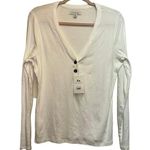 NWT Free Assembly Button Front Henley Photo 0