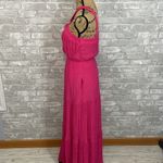 Allie Rose  Pink Gauzy Maxi Dress Photo 4