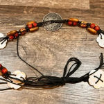 FINAL PRICE Boho Beaded Belt Orange Photo 0