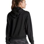 Athleta Black Cropped Recover Hoodie size Small Photo 3
