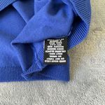 Premise  Blue Short Sleeve Crew Neck Stretch Knit Casual Sweater Size Medium Photo 6