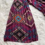 Southwestern Motif Wide Bell Sleeve Romper Size Small Photo 5