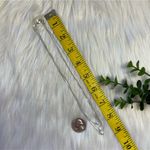 Tripple pearl layered silver tone necklace Photo 6