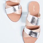 Diane Von Furstenberg ‎ Blake Slide 6 Tan Silver Sandals Photo 2