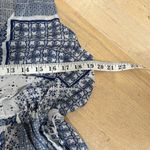 Johnny Was  100% Silk blue off white dress NEW Photo 8