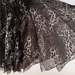 Coco Bianca Leopard Midi Skirt M Brown Size M Photo 2