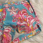Lilly Pulitzer  Pink and Blue  Shorts Vibrant Tropical Print size 2 Photo 5