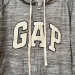 Gap Gray Logo Hoodie XXL Vintage Y2K Streetwear Pullover Photo 4