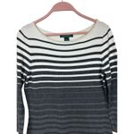 Ralph Lauren Lauren  Striped Ombre Boat Neck 3/4 Sleeve Knit Dress Women's Size M Photo 3