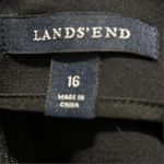Lands' End  Women's Black Pencil Skirt Size 16 Knee Length Business Photo 3