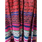 Free People  Red Rare Hearts Crochet Sweater Dress - Size - Medium Photo 6