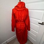 Foxrun Vintage Long Sleeve Full Length Hood Belted Trench Rain Coat Size M Photo 2