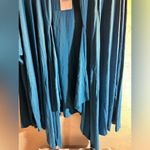 PASSAGE NWT yoga wear open front knit jacket, turquoise blue L/XL great item Size undefined Photo 3