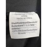 Madewell Women's Dress 2 Silk Balsam Tie Neck Mini Bow Pleated Starry Black Photo 5