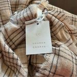 LC Lauren Conrad Lauren Conrad Beige Plaid Scarf Photo 7
