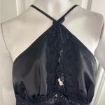 Sincerely Jules Elegant Black Satin Gown Size Medium. #183 Photo 7