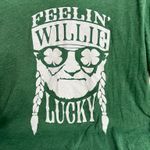 Bella Canvas Canvas  “Feelin’ Willie Lucky” Willie Nelson Graphic T Shirt  Photo 1