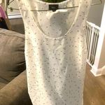 Women’s Small Mossimo Bird Tank Top Blouse White Photo 0
