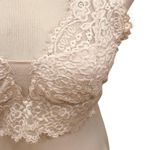 Aerie  Bralette Bra Lace Ivory M Photo 1