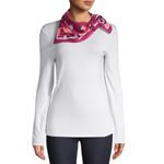 BCBGeneration NWT BCBGenration Classic Printed Plum SquareScarf Small Photo 2