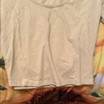 BP Beige Scoop Neck Long Sleeve Crop Top Photo 3