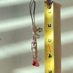 Handmade grunge street funky goth style skull phone charm/bag accessory/keychain/car display☠️ Photo 5