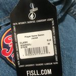 WNBA Indiana Fever Caitlin Clark #22 Denim Jacket Photo 3