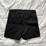 Aerie Womens Size Medium High Waisted Seamless Black Shorts Gym Nylon Spandex Photo 5