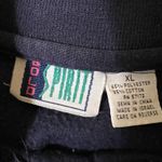 VTG Bold Spirit Sweater Womens Size XL Blue Hearts Stars Print Collar Crewneck Photo 1