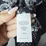 CAbi Polka Dot Jacket Black White Stretch 3/4 Sleeve Jacket Blazer Size 8 Photo 4