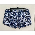 Lilly Pulitzer Shorts Size 0 Blue Animal Print Low Rise Tropical Resort Preppy Photo 1