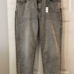 EXPRESS Women’s gray/ light black Jeans size 14 brand new with tag inseam 28” Photo 0