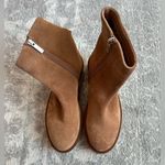 Aquatalia Maddie Whiskey Suede Platform Bootie Size 6.5 NWT Water‑Resistant Photo 4