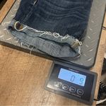 American Eagle  Denim Shorts Womens Size 4 Super Stretch Midi Dark Wash Raw Hem Photo 6