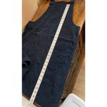 Vintage D.P.S New York Bib Jumper Dress Women's Size L Blue Corduroy Sleeveless Size L Photo 6
