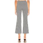 Revolve Bailey/44 Pinstripe Cropped Flare Pants Mid-Rise Stretch Women's Size XS Photo 1