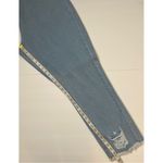 Pretty Little Thing Blue Shape Vintage Ripped Hem Straight Leg Jeans Sz 12… Photo 7