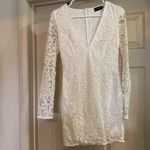 Pretty Little Thing  White Paisley Sparkle Mini Dress Photo 3