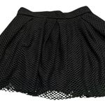 Chic Black Mesh Skater Skirt Photo 0