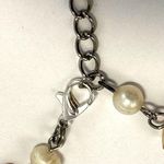 Carnelian pearl and goldstone beaded pendant necklace Orange Photo 11