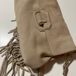 The Limited  Beige Fringe Shoulder Bag Photo 4