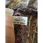 American Eagle Flounce Floral Patch Short Sleeve Lace Up Top Size Sz Small Boho Photo 8