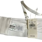 Aerie NWT American Eagle White Unlined Adjustable Strap Scoop Neck Bralette Med Photo 4