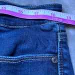 Talbots  Flawless Five Pocket Straight Blue Jeans Womens 16 Denim Distressed Photo 8