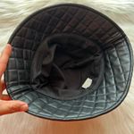 Quilted Bucket Hat Black Photo 3