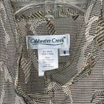 Vintage Elegant Patterned Tapestry Jacket mother of pearl buttons Size 8 Photo 4