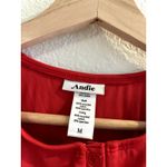 ANDIE Swim Eco Nylon The Malibu One Piece in Cherry Red M Photo 6