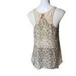 Willow & Clay Semi Sheer Beaded Tank Top, Sz L Photo 5