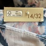 Vintage America Floral Boho‎ Skinny Jeans 14/32 NWT Blue Photo 7