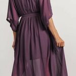 Baltic Born Kia Kimono Vintage Plum Maxi Dress Photo 1